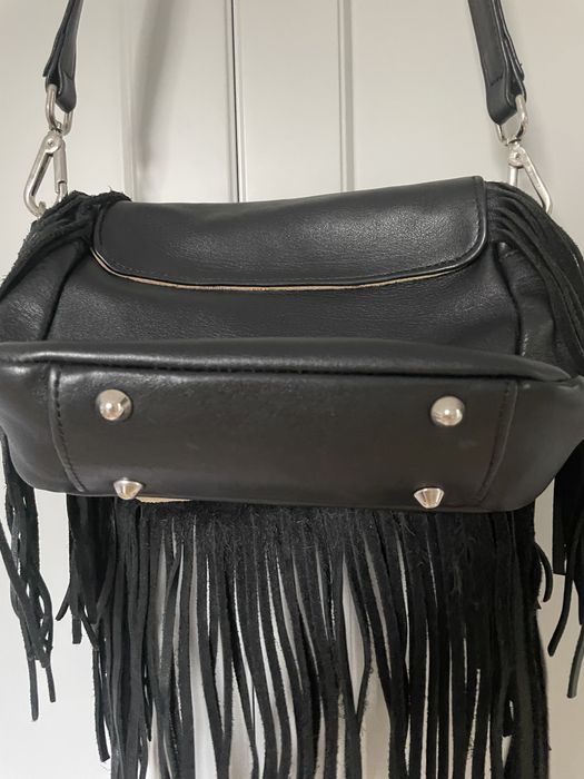 MILATE torebka skóra naturalna frędzle