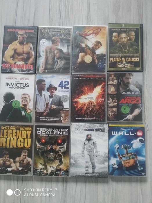 Filmy - zestaw 12 filmów DVD