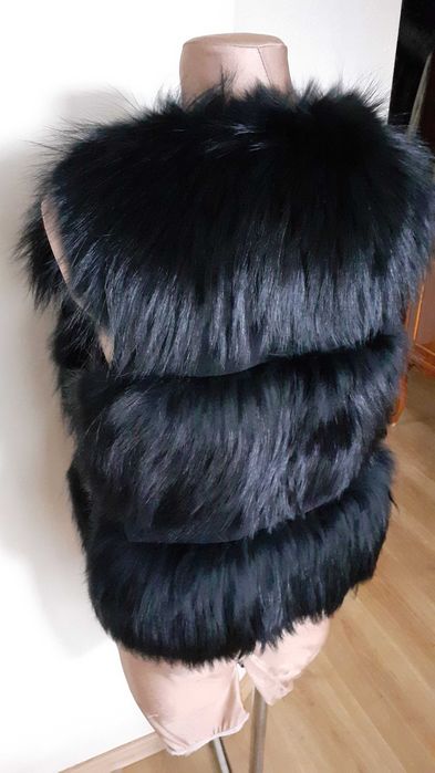 Kamizelka z naturalnego lisa