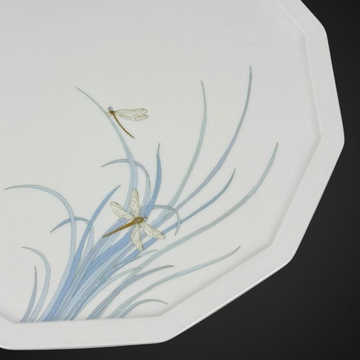 Duża patera Rosenthal Polygon Libelle Milos ważka Tapio Wirkkala B6/100825