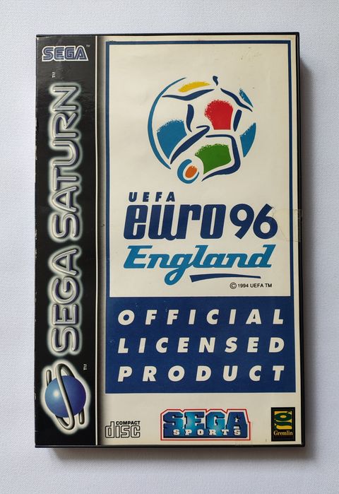 Euro 96 England (Sega Saturn) PAL, pełen box, super stan