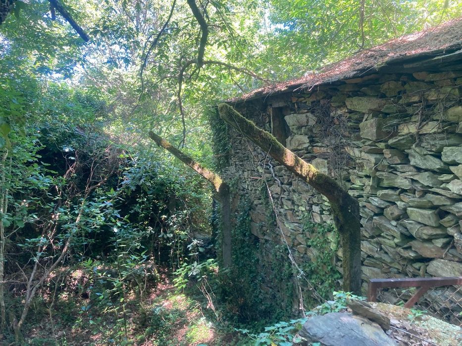 2 casas em pedra, xisto e lousa em ambiente natural