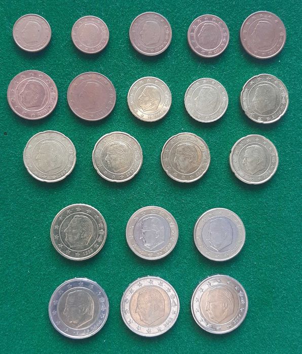 1.ªs moedas Euro - Bélgica