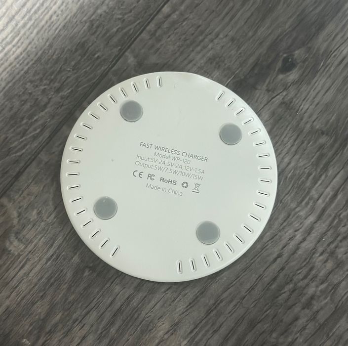 Бездротова зарядка Qoovi 15W | Fast Wireless Charger | Qi