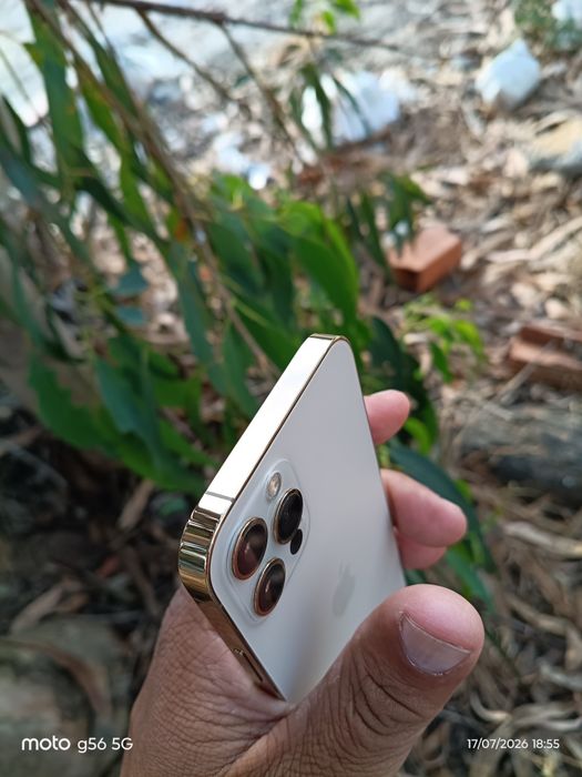 Lindíssimo iPhone 12 Pro Gold todo original/aceito troca ou retoma inferior/superior