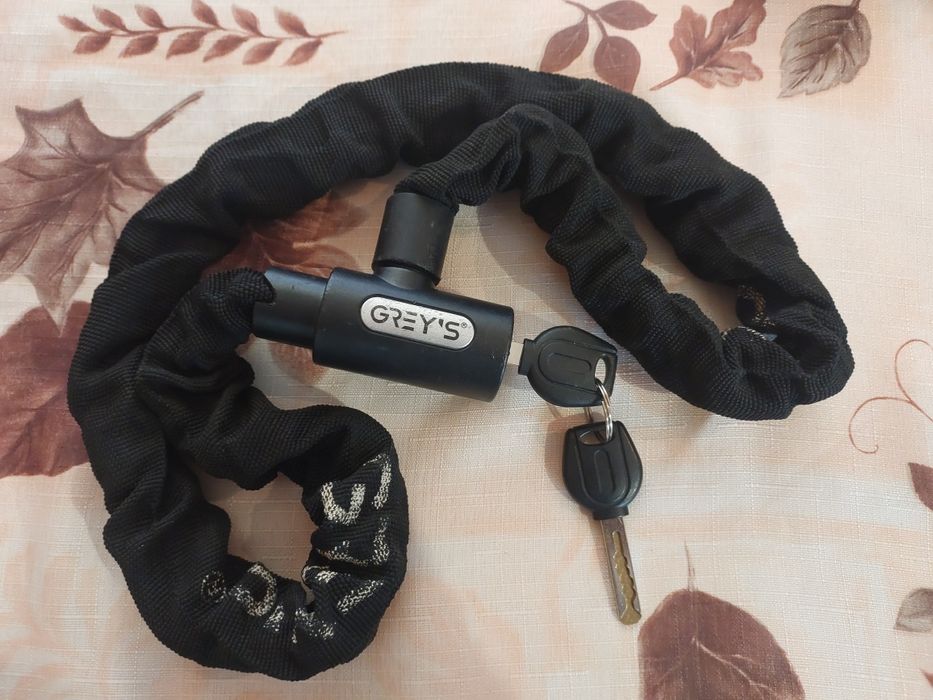 Велосипедный замок Grey's 6мм, 1 метр