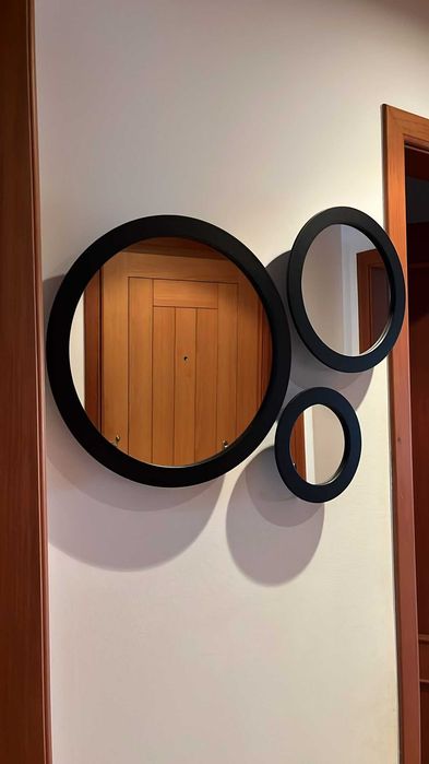 Conjunto espelhos decorativos com cabide