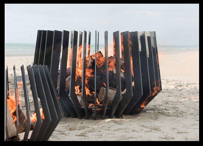 Ekskluzywne Ognisko Anemone Metalfire palenisko kominek taras ogród