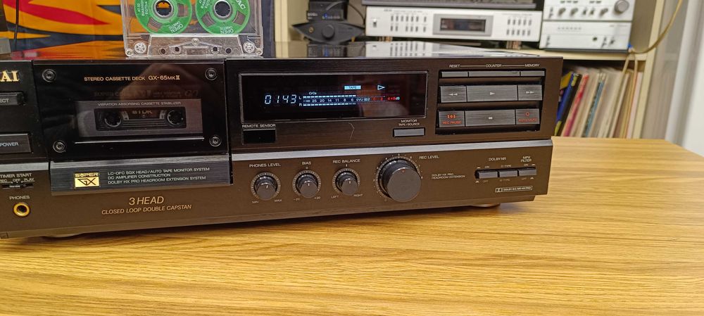 Кассетна дека Akai GX-65 MK II (відео роботи ! )