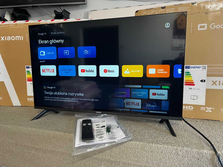 Xiaomi Tv 32" A2025 L32M8-P2EU Google Tv  ! Uchwyt na ściane GRATIS !