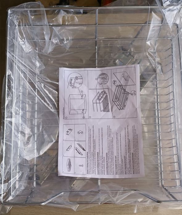 Conjunto de dois cestos gaveta telescópio cozinha  50cm