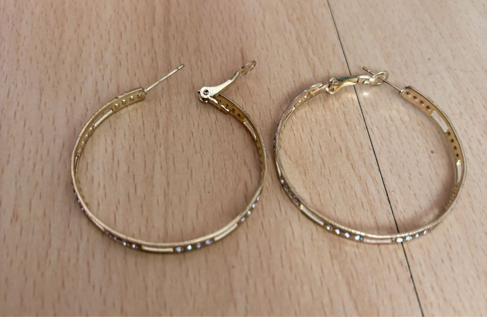 Kolczyki zloty kolor