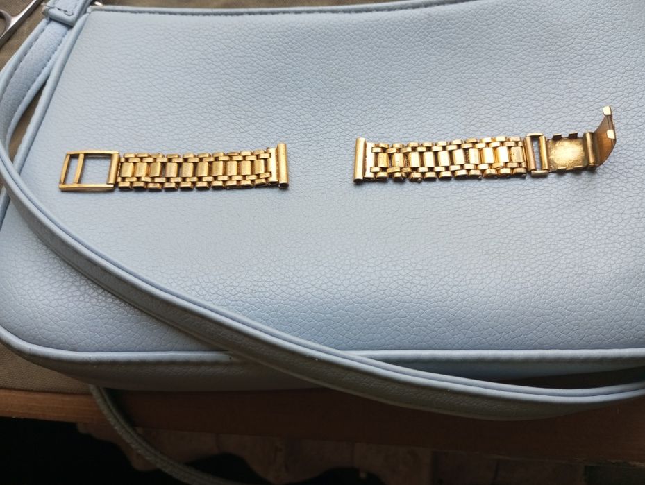 Браслет позолоченный для часов мужской AU СССР