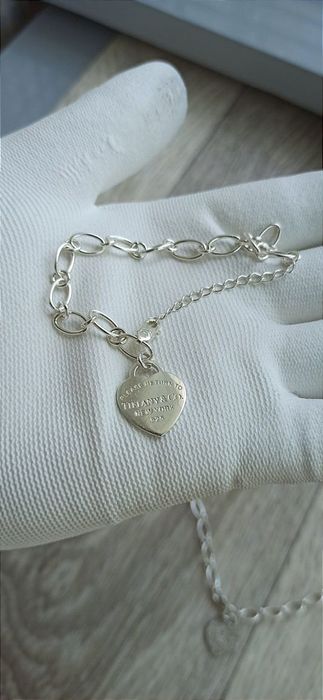 Колье с браслетом серебряные