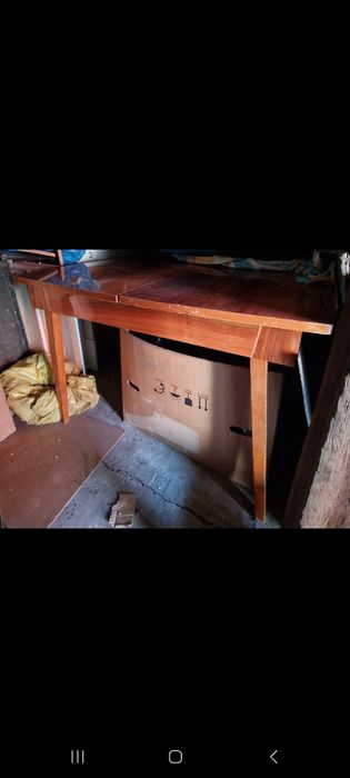 Stół rozkladany PRL (z kompletu)