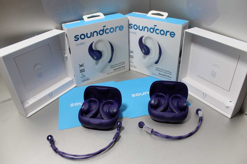Навушники TWS Anker Soundcore AeroFit Pro Purple