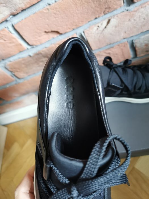 Ecco Flexure Runner II czarne sneakersy sportowe buty addidasy