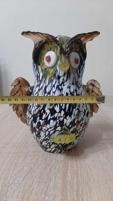 Figurka Szklana Sowa