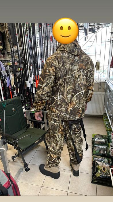 Kurtka wędkarska myśliwska komplet