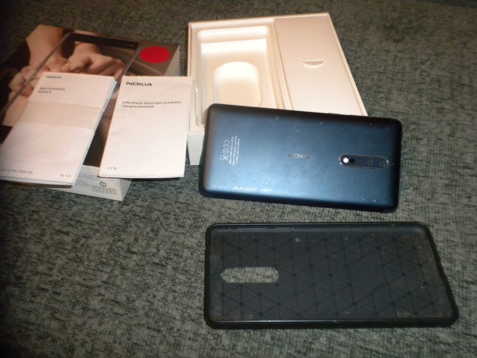 Smartfon NOKIA 8 BLUE Dual Sim LTE NAVY HERE WE GO bez netu