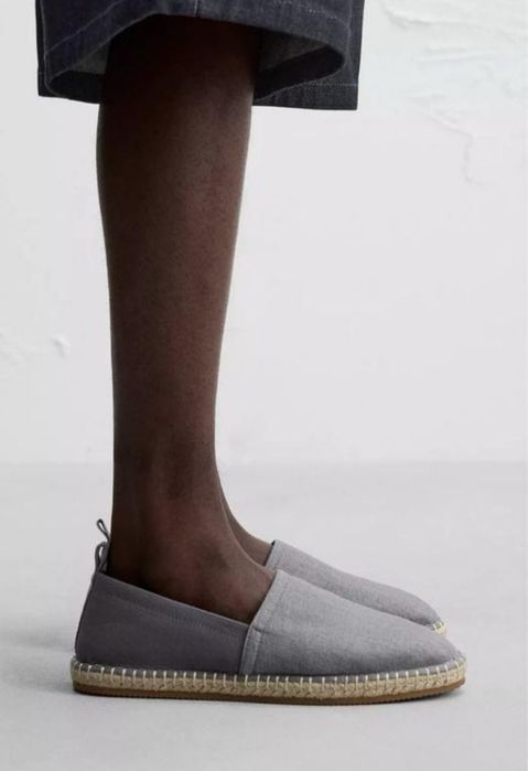 Zara новые  хлопковые эспадрильи