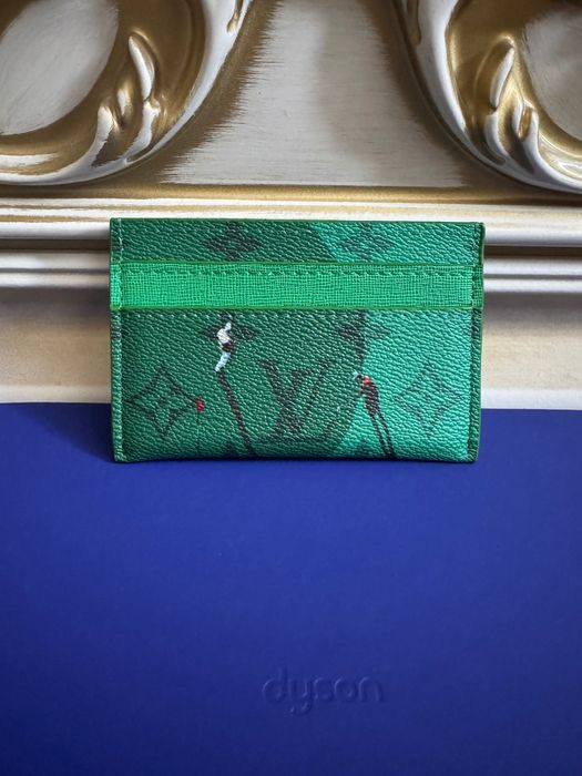 Картхолдер зелений Louis Vuitton