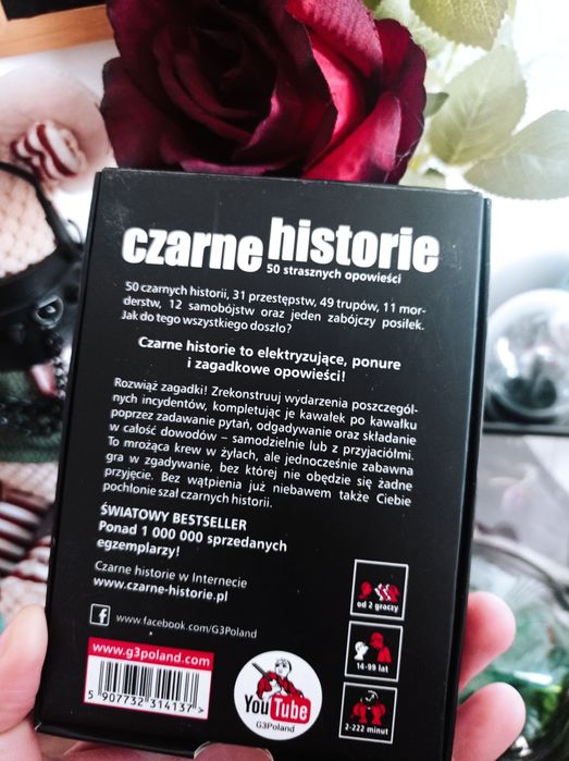 Gra karciana Czarne Historie 1 + Białe Historie