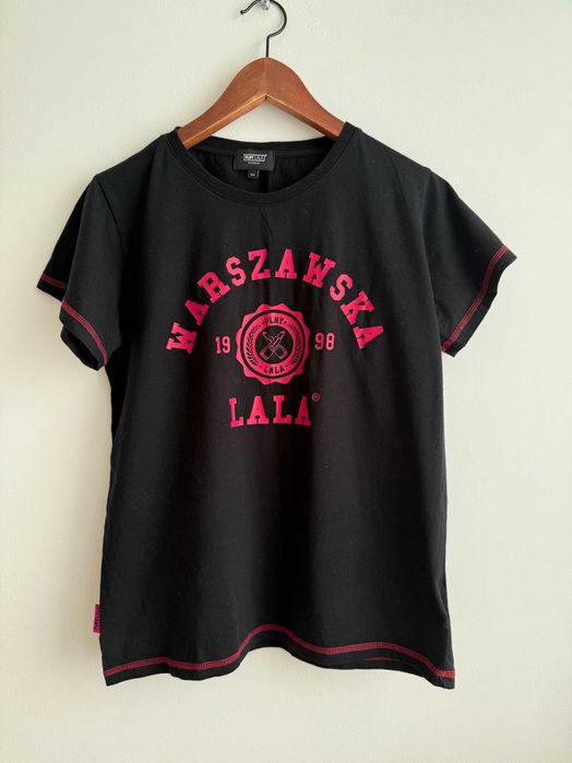 Czarna bluzka t-shirt Plny Lala