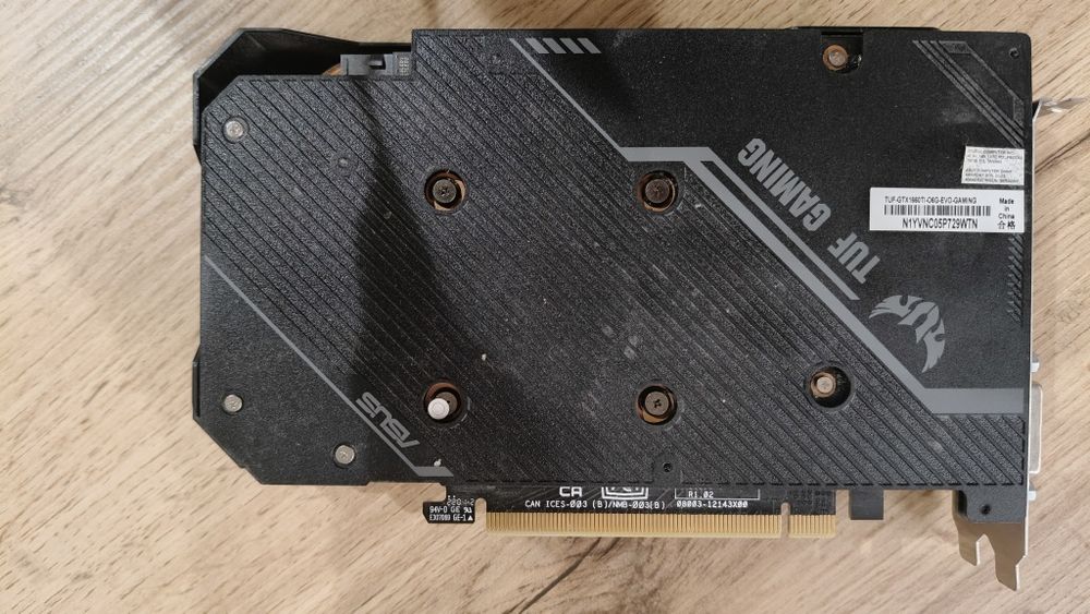 Karta graficzna ASUS TUF Gaming NVIDIA GeForce GTX 1660 Ti 6 GB GDDR6