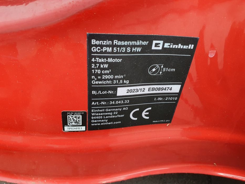 Kosiarka spalinowa einhell