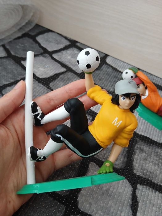 Peluches oliver benji oliver tsubasa futebol bonecos coleçao figuras altaya