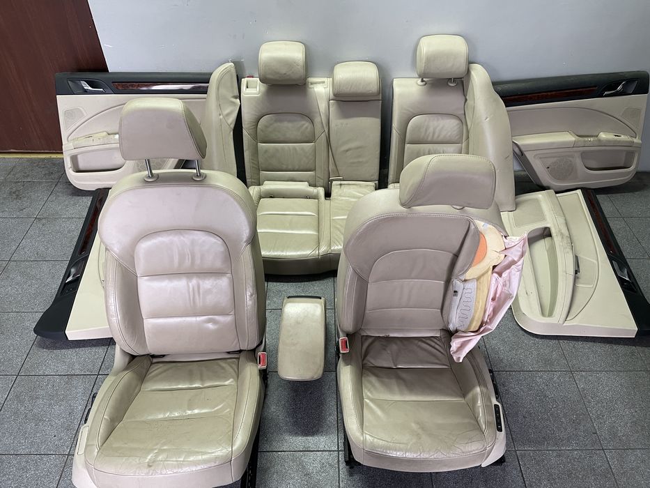 Fotele boczki skoda superb 2 kombi europa skóra grzane