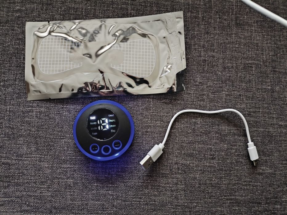 Mini massajador EMS eletro-estimulação