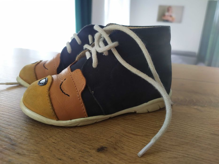 Buciki Bartuś 21 wiosenno jesienne skórzane