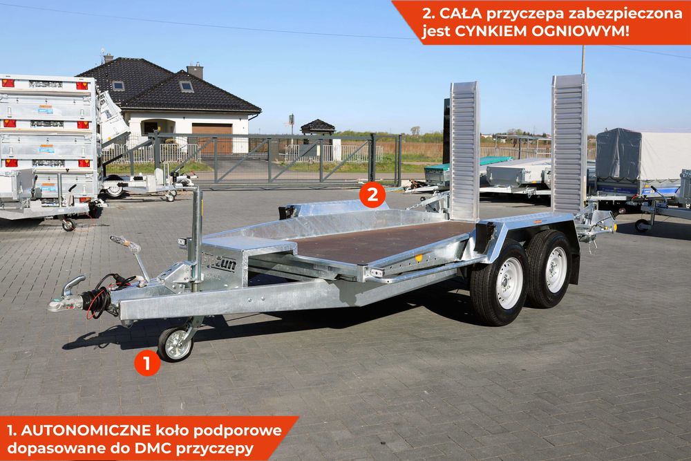 Neptun Przyczepa LOADMAX pod minikoparkę koparkę N35-350 2bld [GN285]