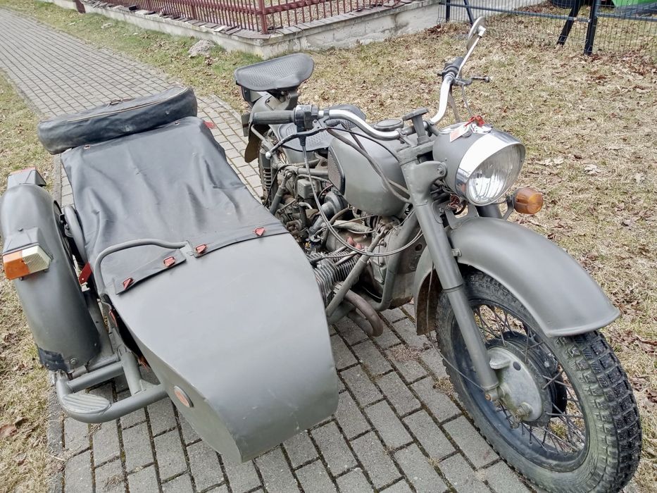 Motocykl KMZ Dniepr My11 z koszem oc pt sprawny