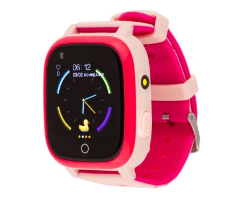 Детские смарт-часы AmiGo GO005 4G WIFI Thermometer Pink