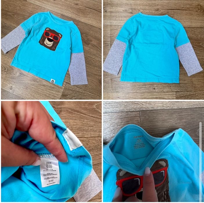 Лонгслів 24м. 2р. 92см поло polo футболка з довгим рукавом на хлопчика