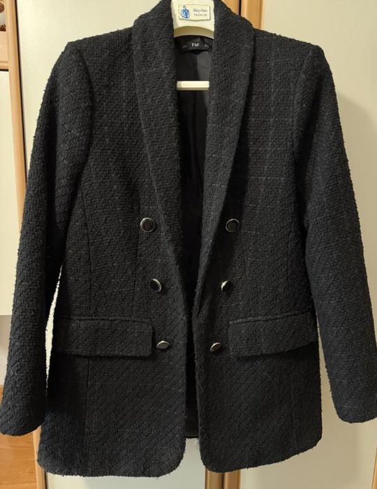 Піджак жіночий zara,блейзер чорний zara ,М,L