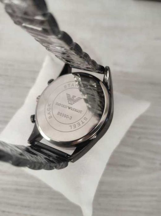 Часи Emporio Armani Black чоловічі нові