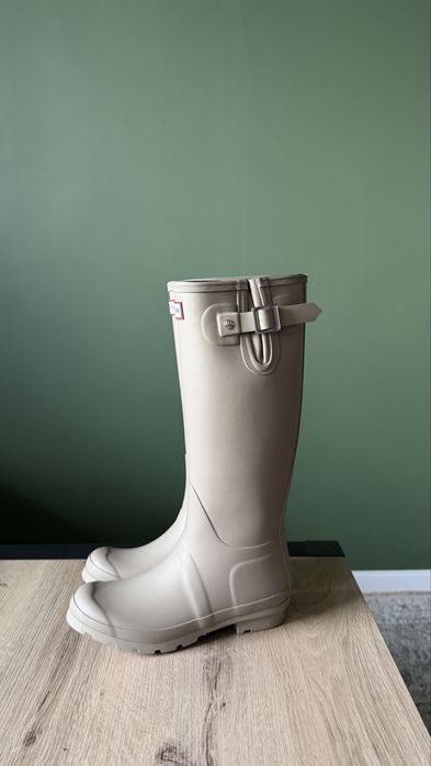 Kalosze Hunter Dark Beige