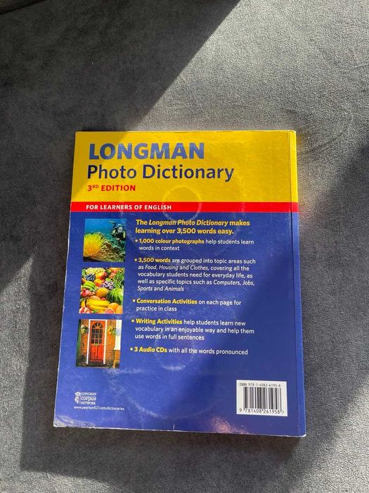 Словник англійської мови Longman photo dictionary 3ed + cd paperback
