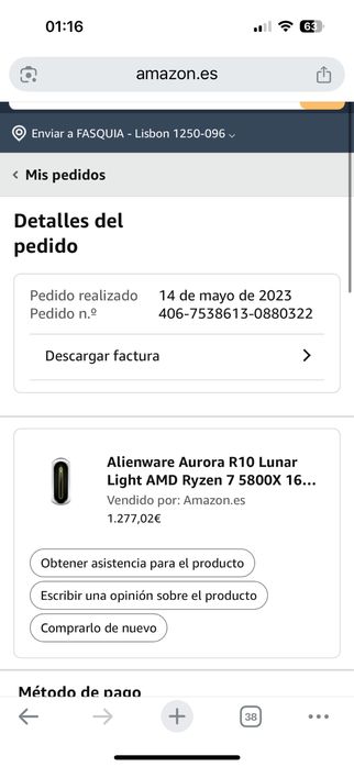 Alienware Aurora R10 Lunar Light AMD