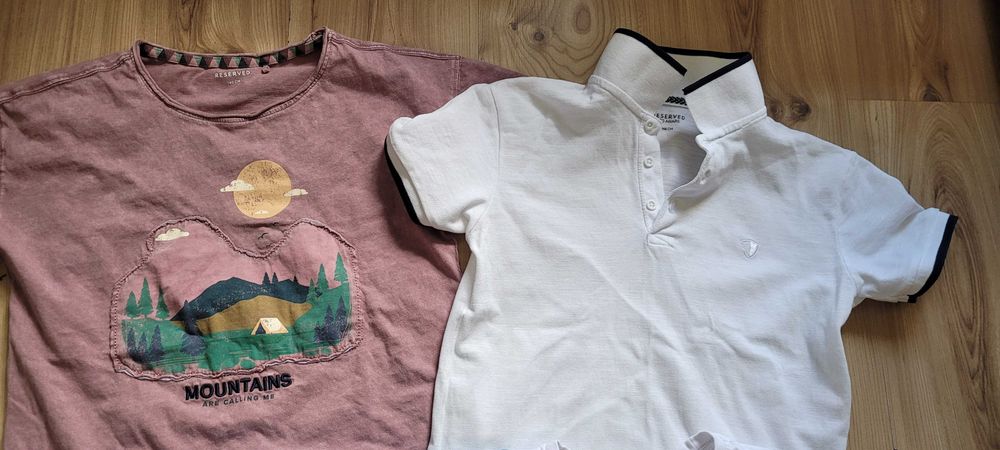 Reserved 4f zestaw tshirt polo 140/146