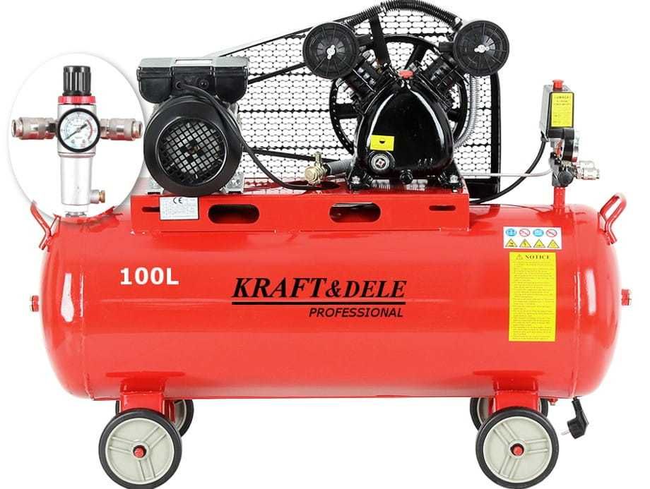 Kompresor olejowy 100L 230V KD1472 +Separator! KRAF&DELE