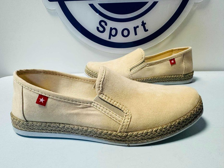 Espadryle Big Star złote beż  39 - 41  JJ276001
