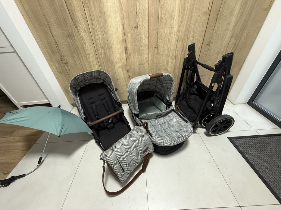 Wózek 2w1 ABC Design salasa 4 smaragd PREMIUM plus gratis torba