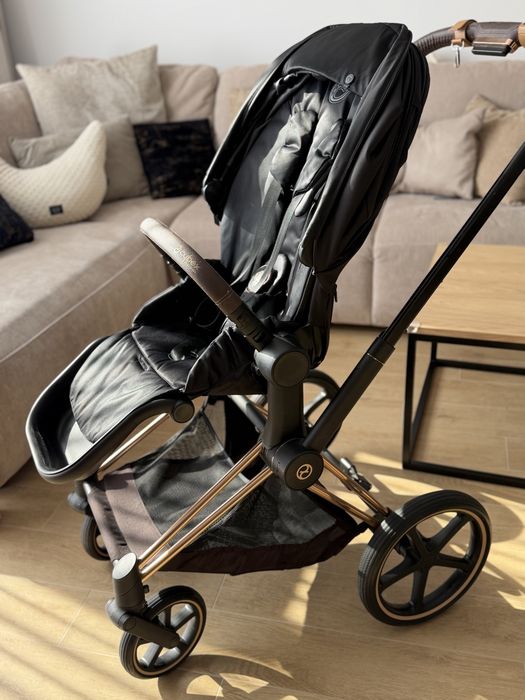 Wózek spacerowy Cybex Priam 4.0 czarny rose gold