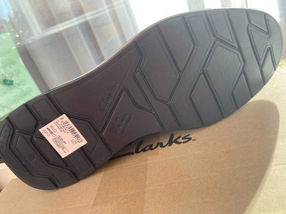 Чоловічі шкіряні туфлі Clark's , р. 41,5