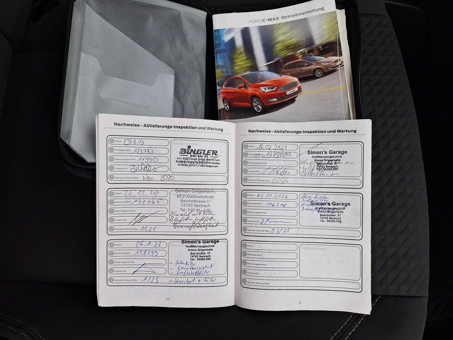 Ford C-MAX LIFT 2015r. 1.5TDCI Klimatyzacja, Alu 16", SERWIS, ŚLICZNY!